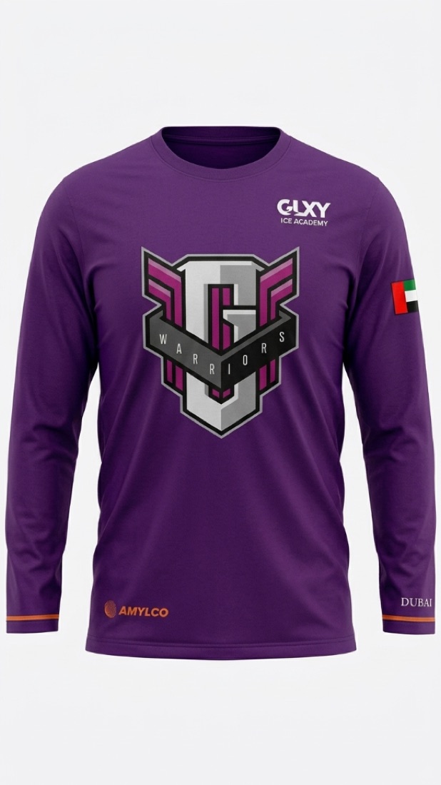 GLXY long-sleeve jersey tee
