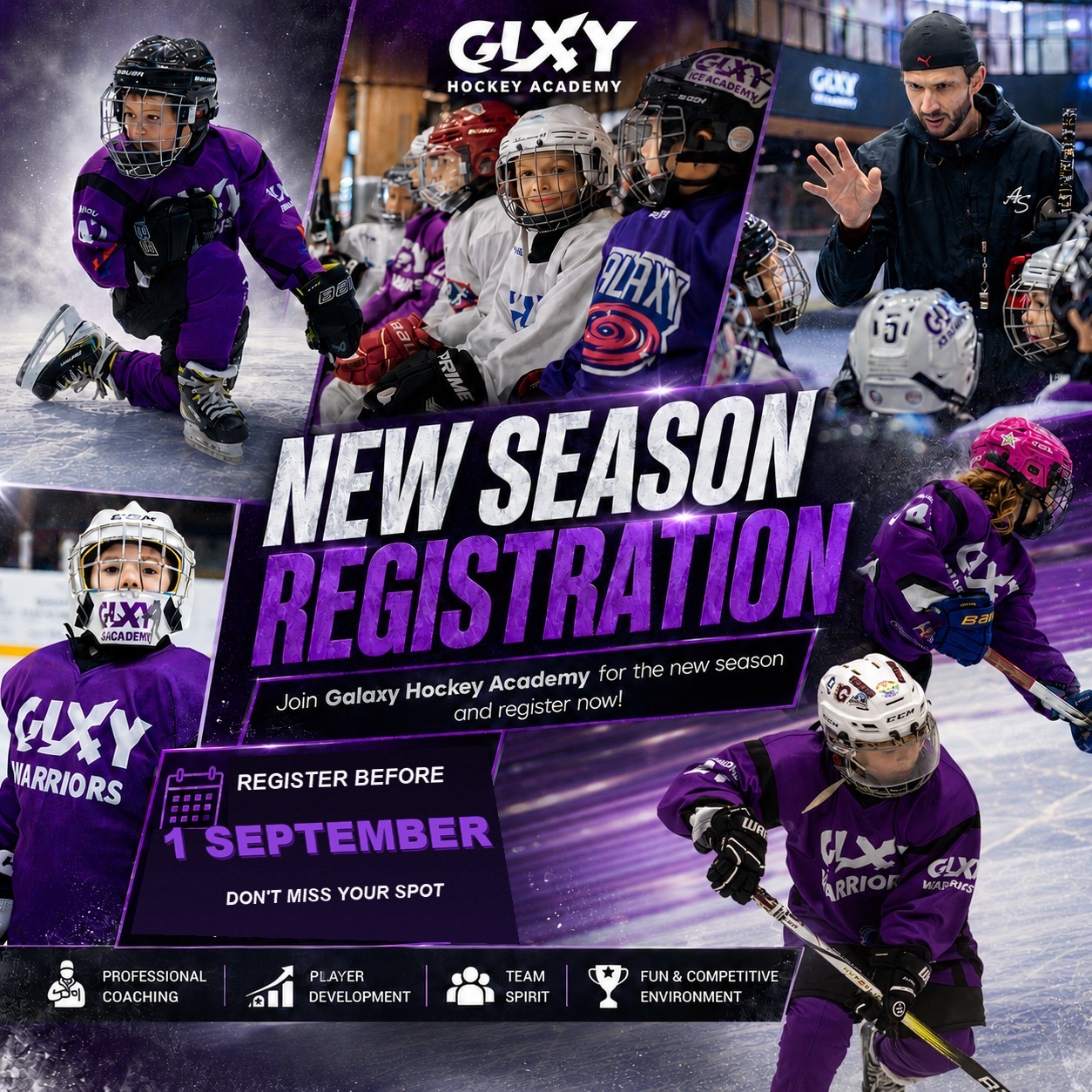 Galaxy Hockey Academy: season 2026/27 registration